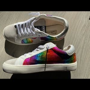 Vintage Havana Rainbow Glitter Fashion Tennis Shoes